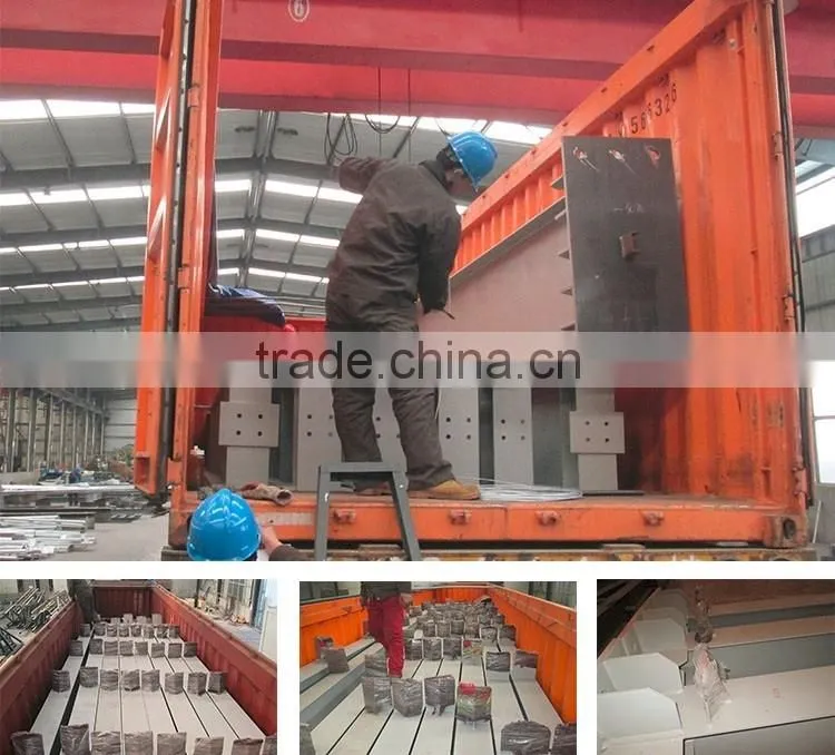 France wide span prefabricated steel structural workshop building