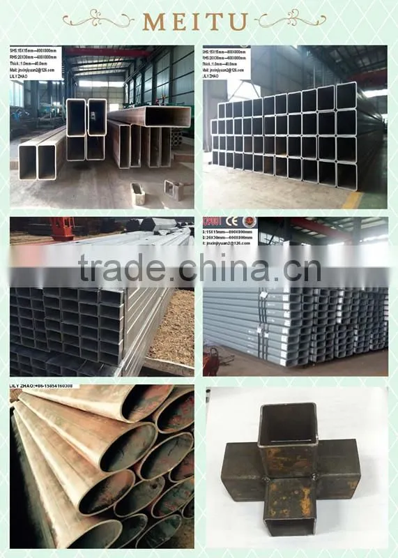 WELDED SQUARE BLACK STEEL PIPES
