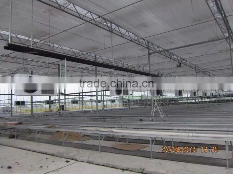 industrial air heaters in chicken farm