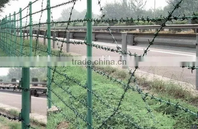 High quality and cheap 12 gauge pvc coated barbed wire