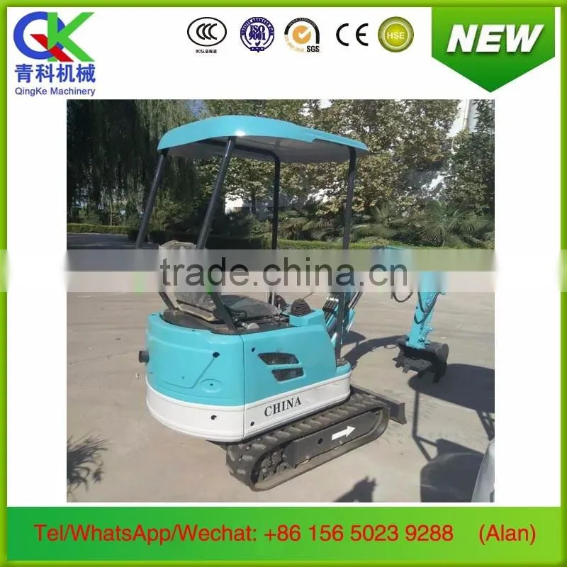 small 0.8ton hydraulic crawler excavator for orchard forest farm greenhouse