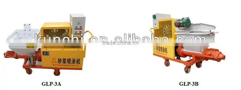 Most popular sold wall mortar spraying machine with best quality
