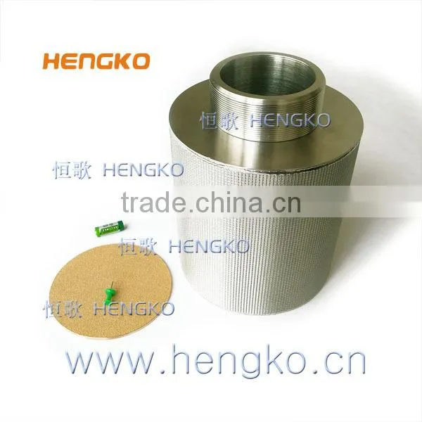 2 microns to 300 um sintered 304 stainless steel wire mesh filter tube