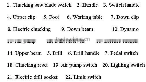 J-1500C Flat Jogging Jig Saw/Woodworking Jig Saw Machine