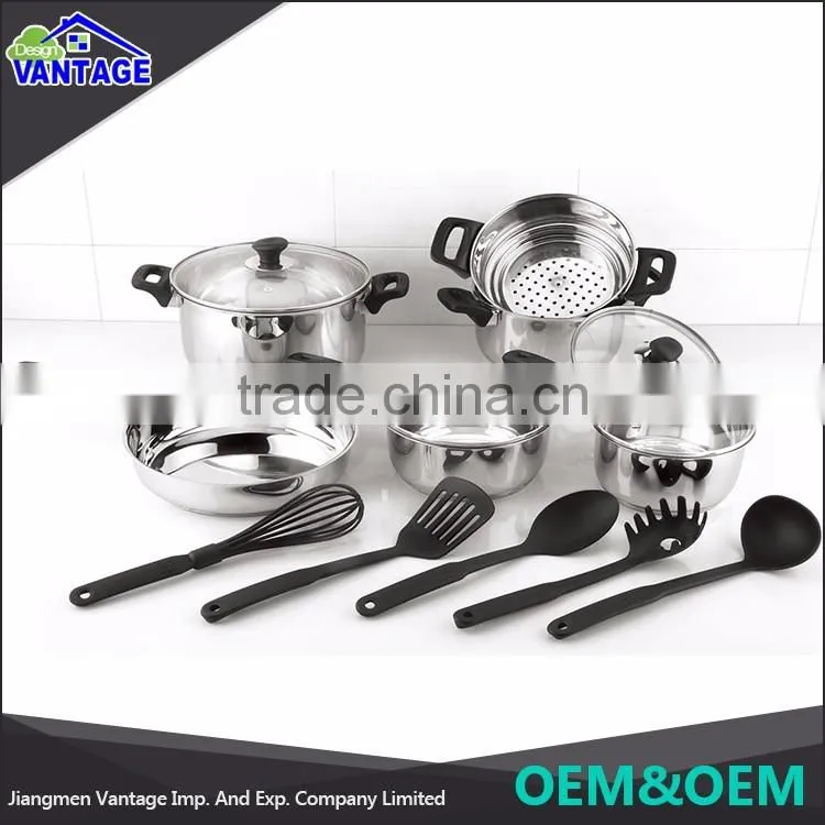 wholesale stainless steel picnic cookware, camping cookware sets