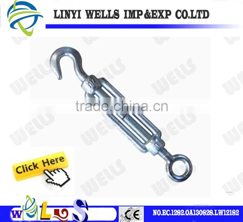High Quality Galvanized DIN1480 Turnbuckle