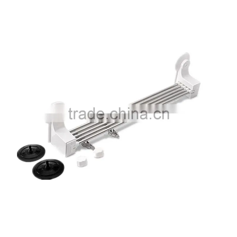 Foldable Stainless Steel Bathroom Towel Shelf Rack
