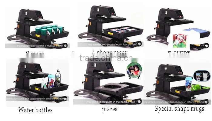 New Wholesale CE 3D Automatic Combo Sublimation Vacuum Heat Press Trasfer Machine