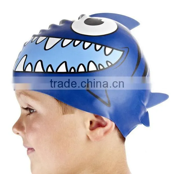 Fashion animal print 100% food grade silicone caps for kids