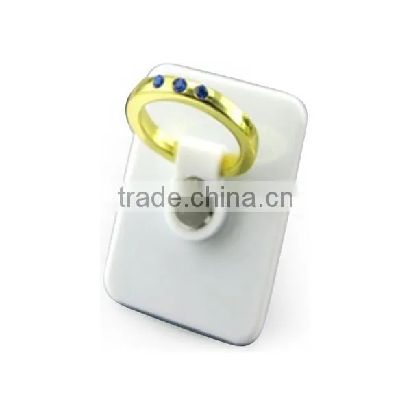 Mobile phone accessory luxury aluminum ring holder for mobile phone