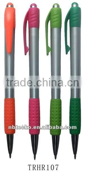Plastic pen with beautiful chip for promotional