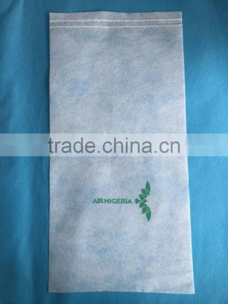 Non-woven Airlines Disposable Headrest Cover, Printed Headrest Cover