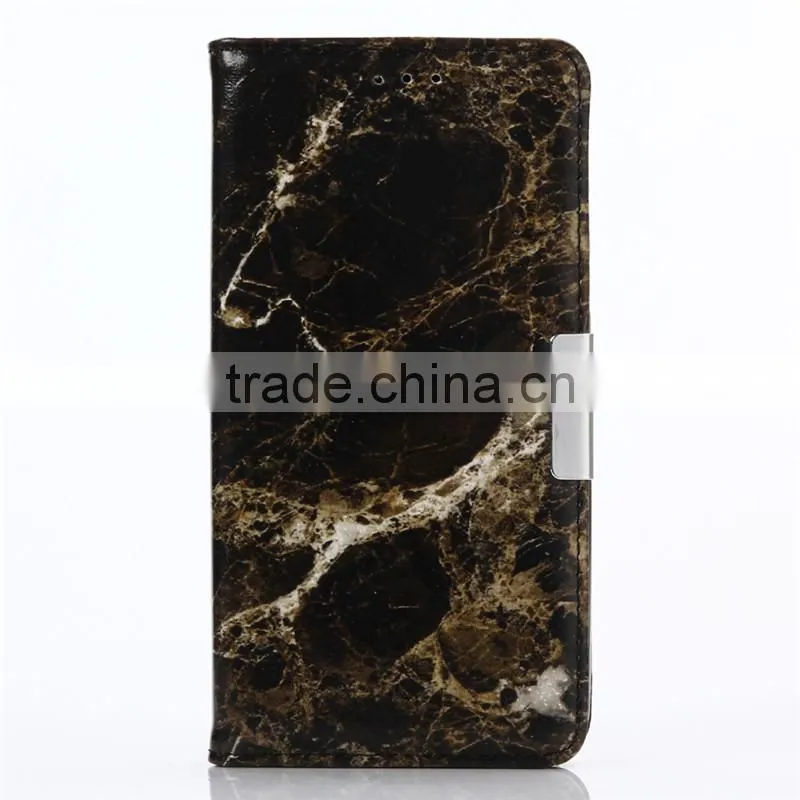Noble design high quality marble PU card bumper/pocket cell phone case for LG