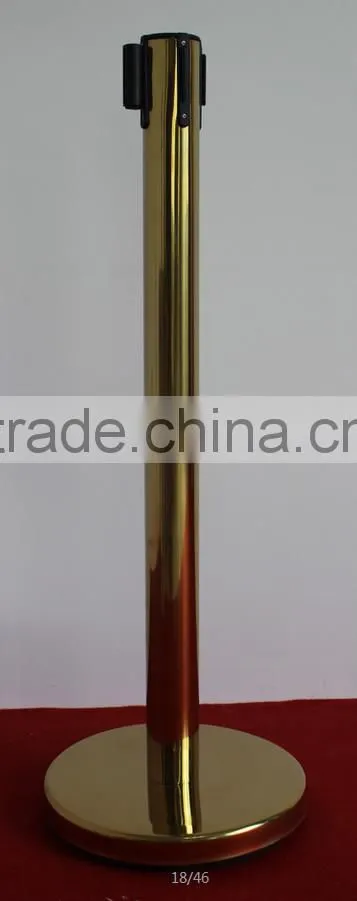 Retractable Belt Barrier Post Stand China Queue Barrier