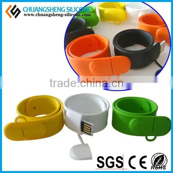 WATERPROOF SILICONE USB CLAP BRACELET