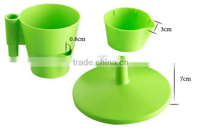 plastic creative planters/shelves
