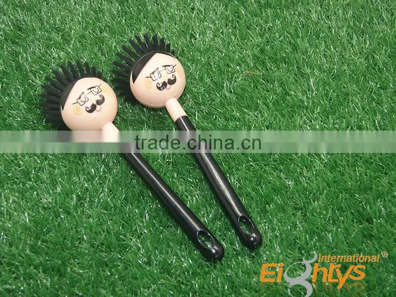 857 Plastic dish brush washing set