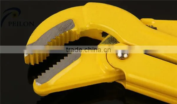 Carbon Steel Pipe Clamp Pliers Pipe Wrench Heavy Duty Pump Double Handle Pipe Clamp