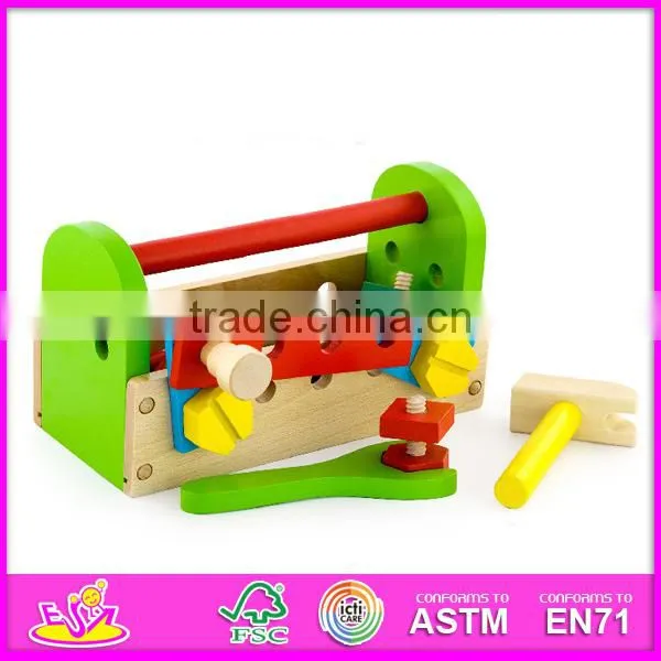 2016 best sale kids wooden hand tool toy, top popular wooden hand tool toy, Educational wooden hand tool toy W03D035