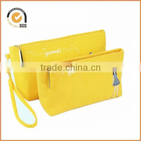 chiqun DONGGUAN new style dongguan factory canvas makeup bag