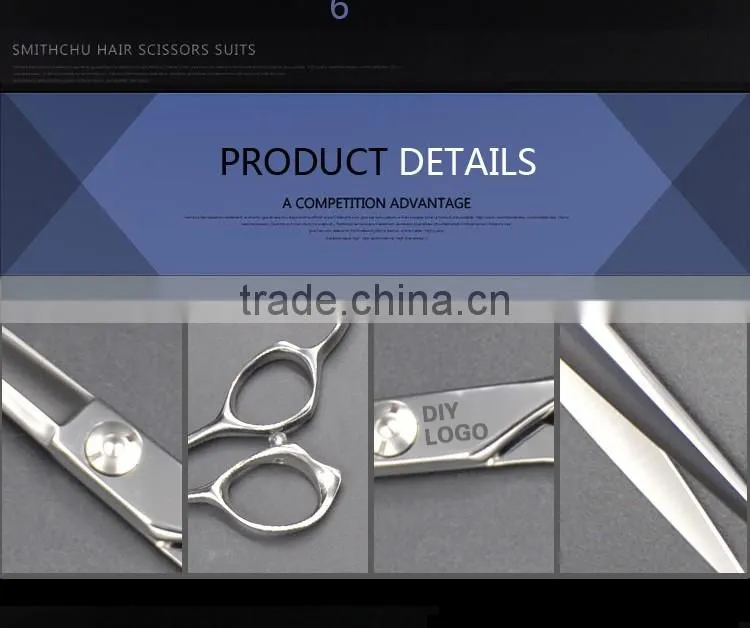 QJ-JC100 professional salon hair scissors stainless steel high quality hair scissors