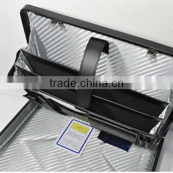 business leather attache case for men cheap with good quality