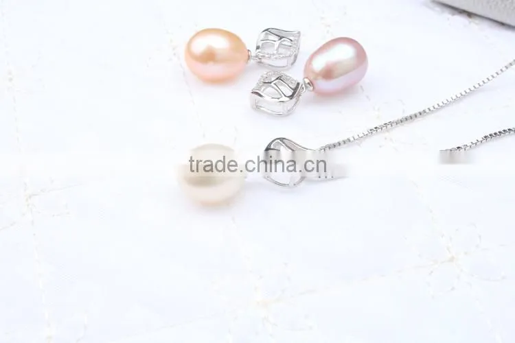 heart shap Pearl Pendants