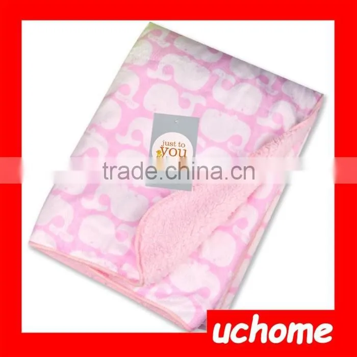 UCHOME Newborn Baby Blanket/Baby Outdoor Blanket/Soft Plush Infant Blanket