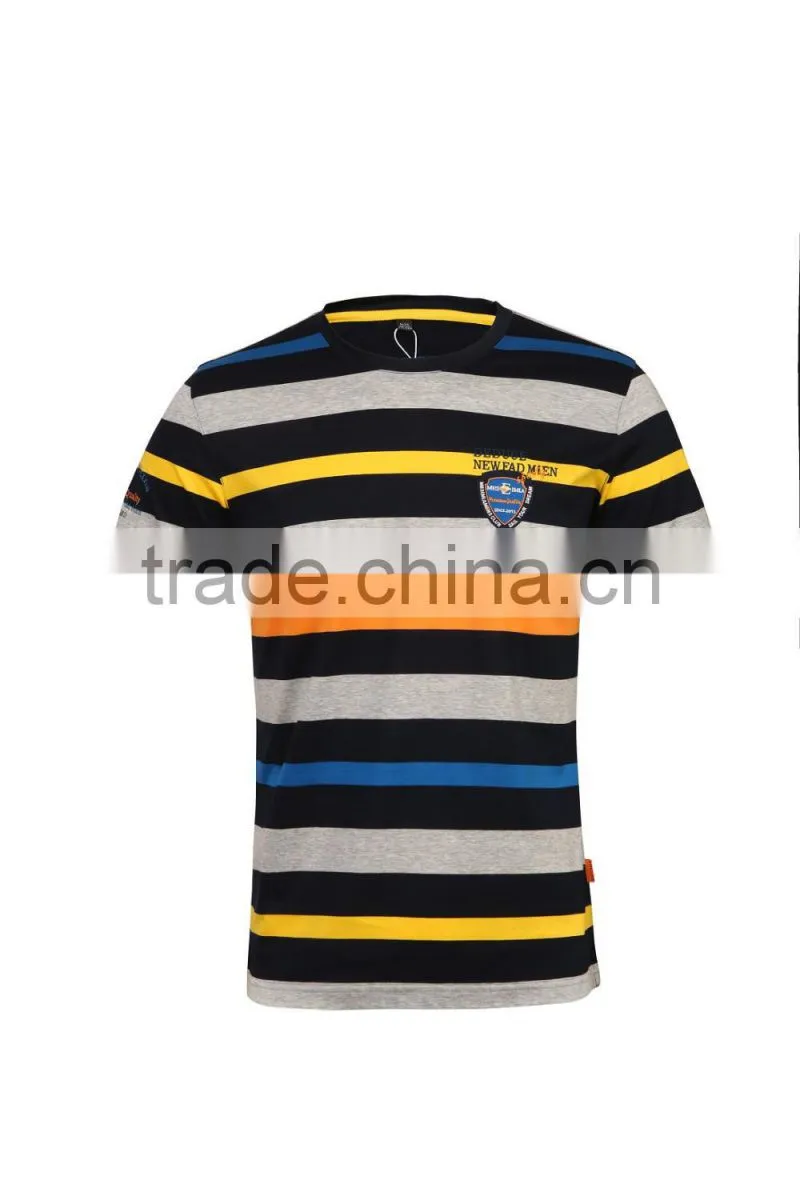 2016 new wholesale striped t-shirt