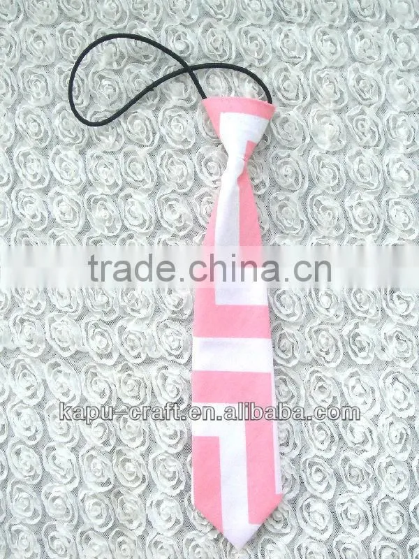 Fancy design cotton boys chevron tie wholesale