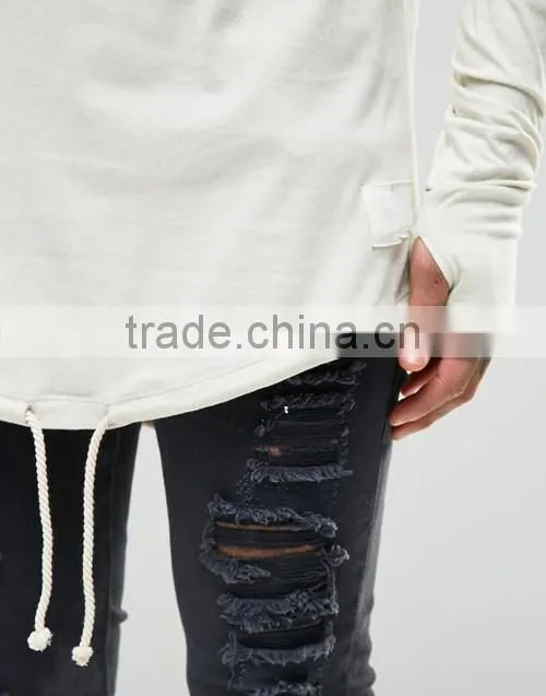 Top sale soft plain casual long sleeve turtle neck men t-shirt supplier in China