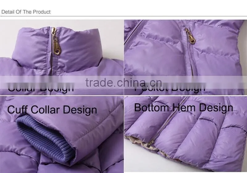 Custom wholesale woman fur winter coat custom nylon jackets OEM service