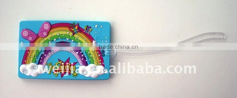 3D soft plastic bag tag
