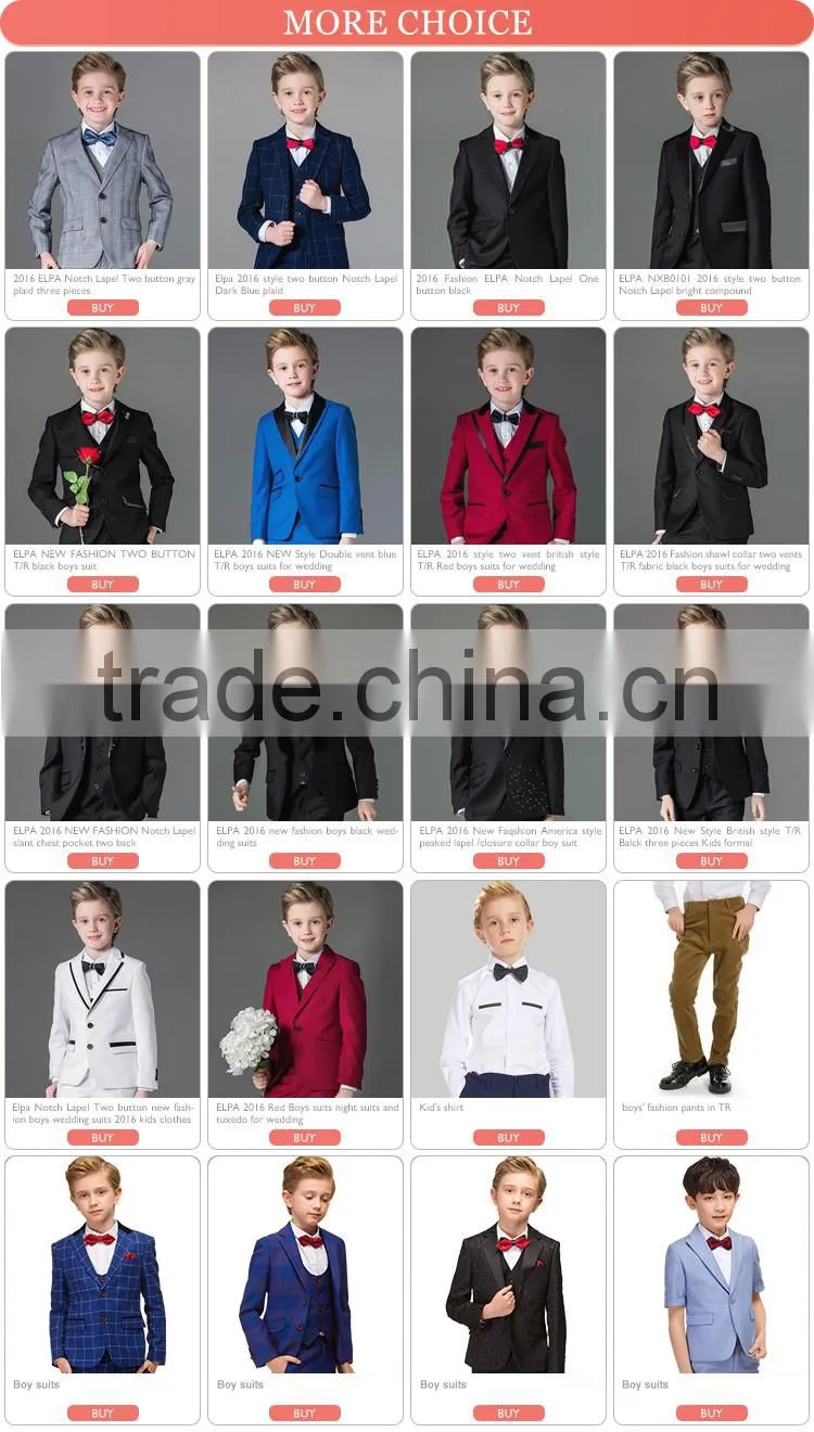 Slim fit boys clothes party wear suits for young adults