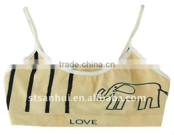 yoga bra girls training bra teens sex seamless camisole