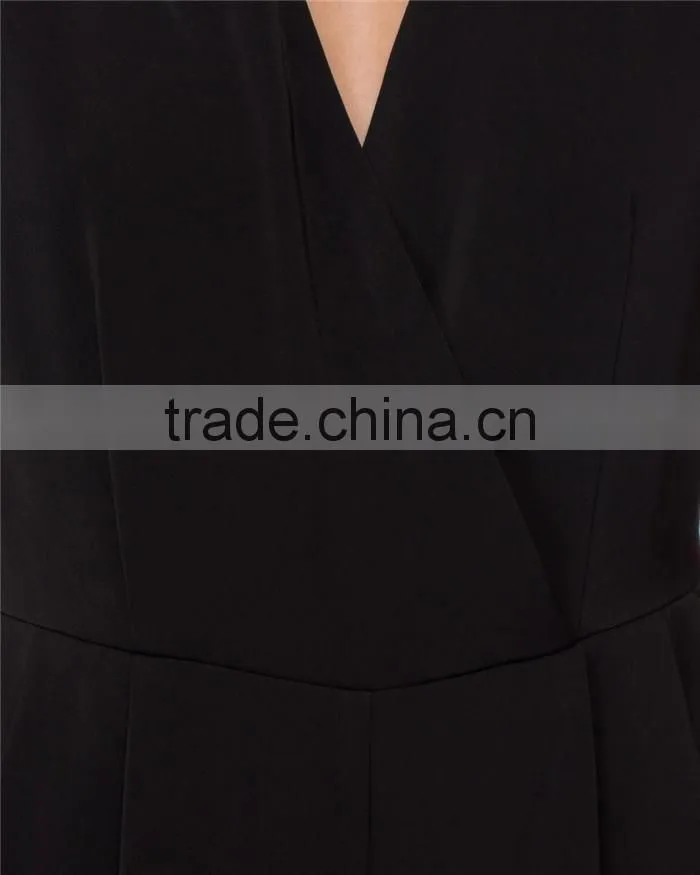 2015 spring summer high quality fashion chiffon jumpsuit shorts