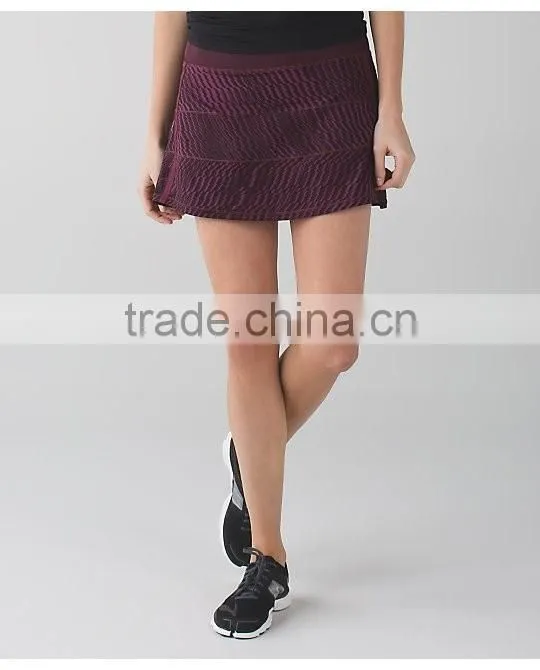 2016Fashion Cheap Sexy Running Tennis Skirt Women Badminton Wear Sportswear Tennis Skirt