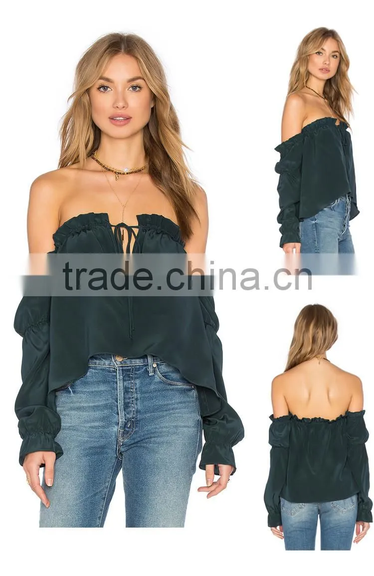 Ladies New Style Formal Sexy Top Blouse