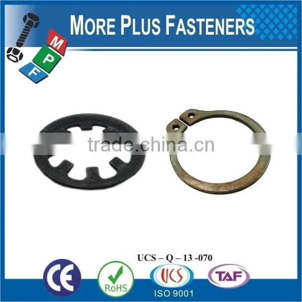 Made in Taiwan Stainless Steel 1-9/16" External Retaining Ring Black Oxide