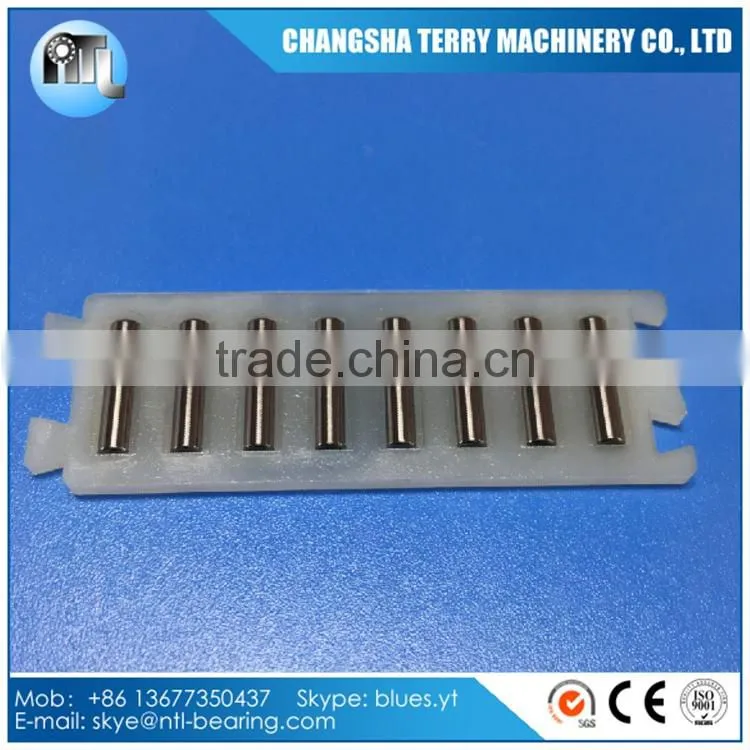 Nylon straight line needle bearing FF3555ZW with Two rows linear flat rollers