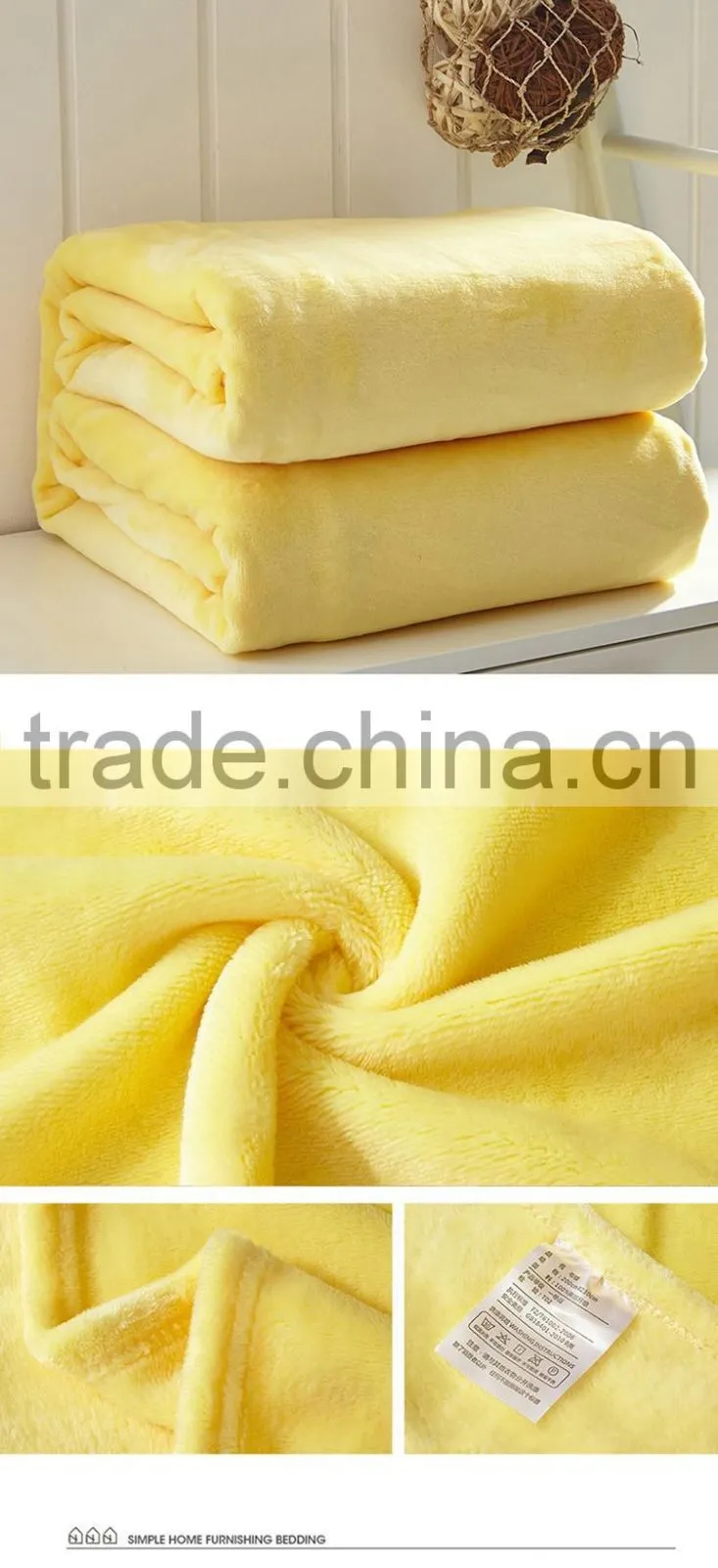 100% polyester fabric roll fleece plain dyed