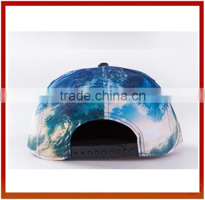 Top Quality 3D Printed Customize Snapback Hats/Printed Hip Hop Snapback Caps
