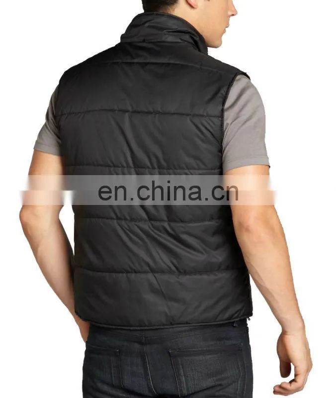 PADDED JACKET FOR MENS / POLYESTER PADDED JACKET/ BLACK PADDED JACKET 2016