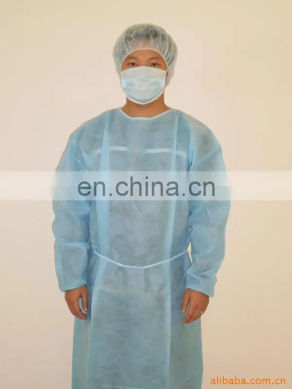 Disposable Nonwoven Sterile Medical Surgical Gown For Hospital