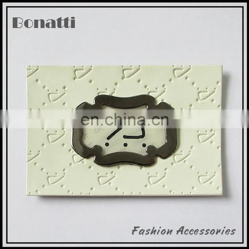 hot selling metal leather labels wholesale leather patches for fashion jeans
