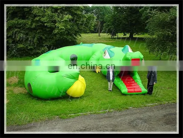 Caterpillar inflatable tunnel dinosaur monster tunnel