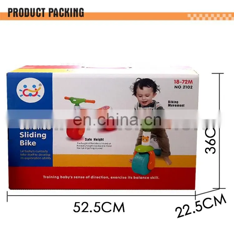 Mini plastic ride on sliding powered bike toy kids no battery car