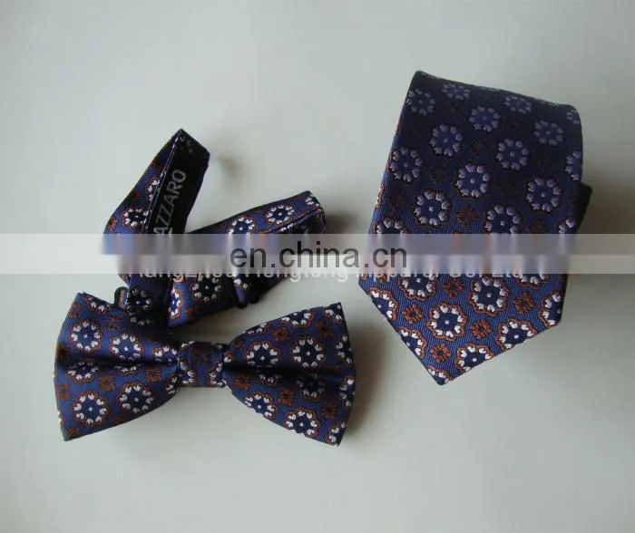 100% Silk Woven Bow tie & Tie Sets