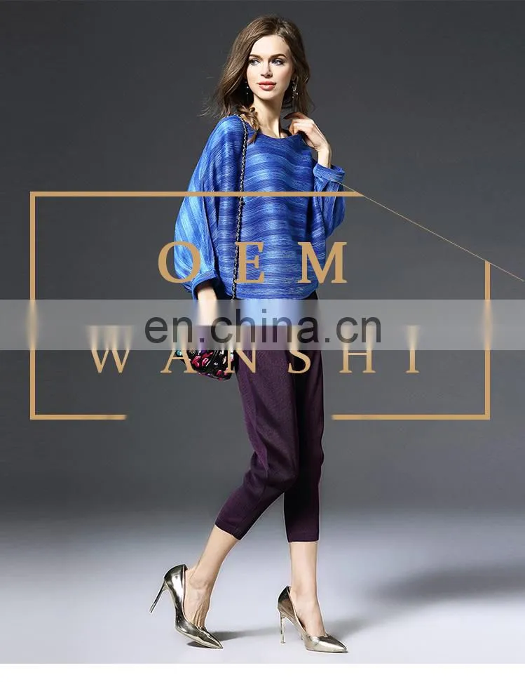 New arrival fashion women clothes pleats blouse women pleates issey