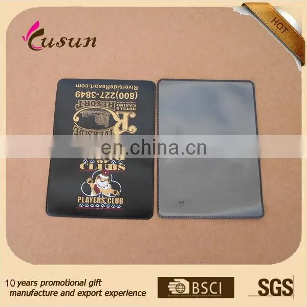 BSCI promotional 3 fold pvc card holder